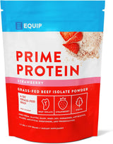 Equip Foods Prime Protein Powder | Clean, Grass Fed Beef Protein Isolate | Carnivore Protein Powder | Paleo, Keto Friendly | Gluten, Dairy Free | Helps Build & Repair Tissue | 30 Servings, Chocolate
