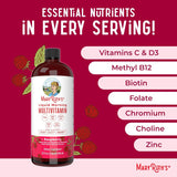 Maryruth Organics Multivitamin for Women Men & Kids | Vegan, Sugar Free | Womens Multivitamin & Multimineral | Beauty & Energy Women'S Multivitamin | Non-Gmo | 32 Fl Oz