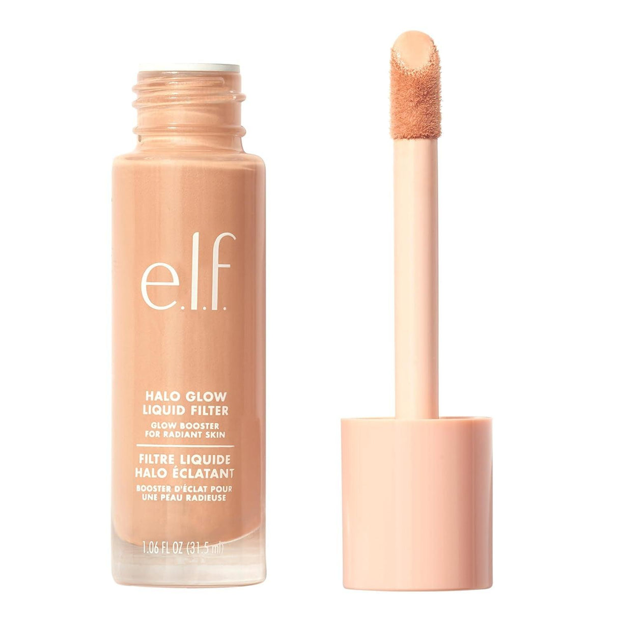 E.L.F. Halo Glow Liquid Filter, Complexion Booster for a Glowing, Soft-Focus Look, Infused with Hyaluronic Acid, Vegan & Cruelty-Free, 2 Fair/Light - Supply Center USA