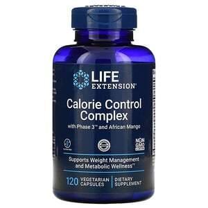 Life Extension, Calorie Control Complex with Phase 3 and African Mango, 120 Vegetarian Capsules - Supply Center USA