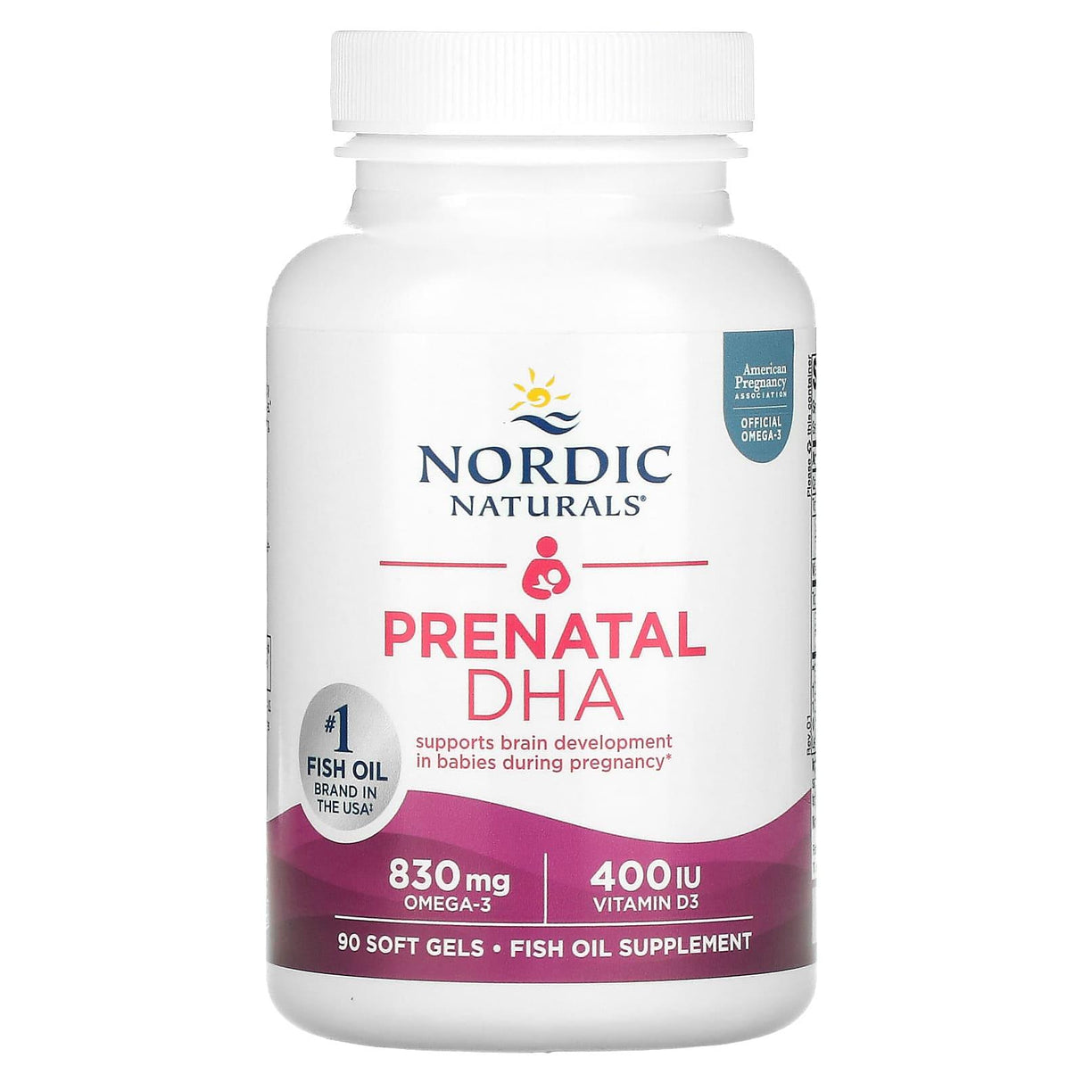 Nordic Naturals, Prenatal DHA, 90 Soft Gels - Supply Center USA