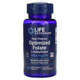 Life Extension, High Potency Optimized Folate, 8,500 mcg DFE, 30 Vegetarian Tablets - Supply Center USA