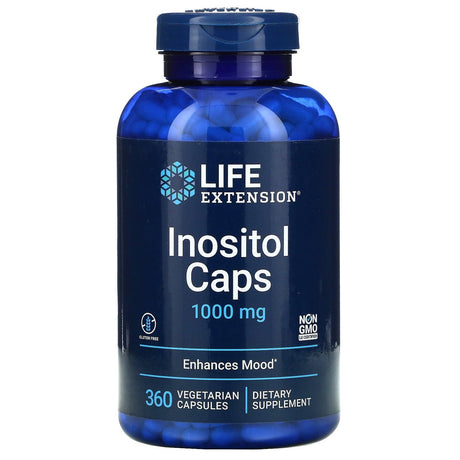 Life Extension, Inositol Caps, 1,000 mg, 360 Vegetarian Capsules - Supply Center USA