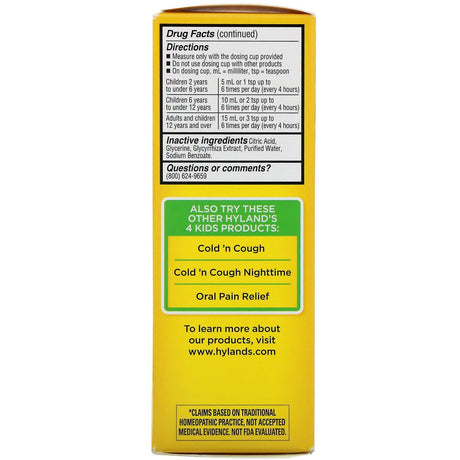 Hyland's, 4 Kids, Complete Allergy, Daytime, 4 fl oz (118 ml) - Supply Center USA