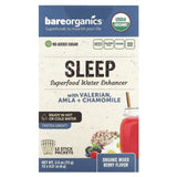 BareOrganics, Sleep, Superfood Water Enhancer, Organic Mixed Berry, 5 Stick Packets, 0.21 oz (6 g) Each - Supply Center USA