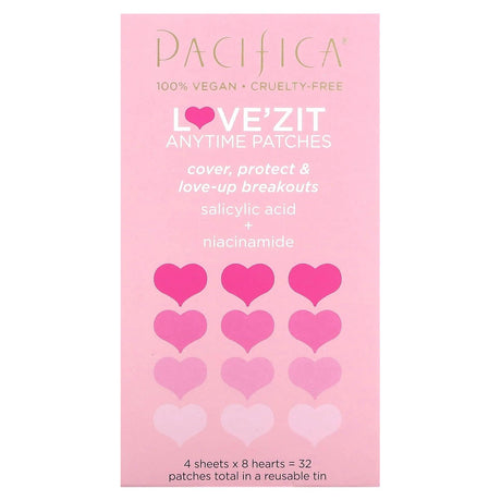 Pacifica, Love'Zit Anytime Patches, 32 Patches - Supply Center USA