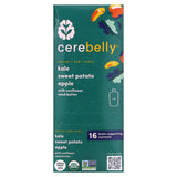 Cerebelly, Organic Baby Puree, Kale, Sweet Potato, Apple with Sunflower Seed Butter , 6 Pouches, 4 oz (113 g) Each - Supply Center USA