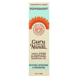 GuruNanda, 100% Pure & Natural Essential Oil, Peppermint, 0.5 fl oz (15 ml) - Supply Center USA