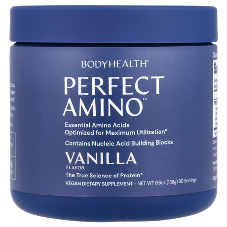 BodyHealth, Perfect Amino™, Vanilla, 6.6 oz (186 g) - Supply Center USA