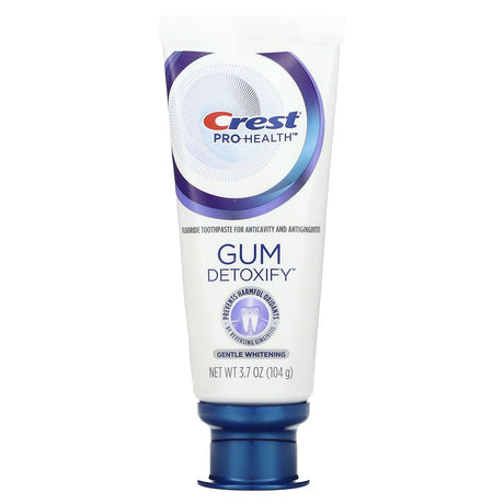 Crest, Pro Health, Gum Detoxify, Fluoride Toothpaste, Gentle Whitening , 3.7 oz (104 g) - Supply Center USA