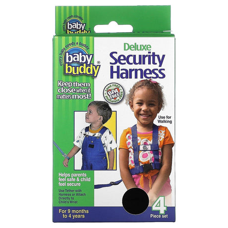 Baby Buddy, Deluxe Security Harness, 9 Months to 4 Years, 4 Piece Set - Supply Center USA