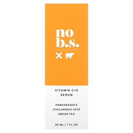 No BS Skincare, Vitamin C + E Serum, 1 fl oz (30 ml) - Supply Center USA