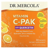 Dr. Mercola, Vitamin C-PAK with Quercetin, Natural Orange, 500 mg, 30 Packets, 0.18 oz (5.12 g) Each - Supply Center USA