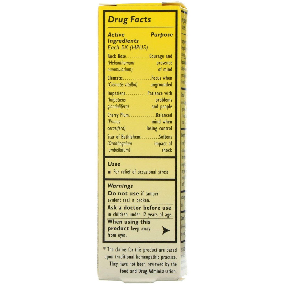 Bach, Original Flower Remedies, Rescue Remedy, Natural Stress Relief, 0.35 fl oz (10 ml) - HealthCentralUSA