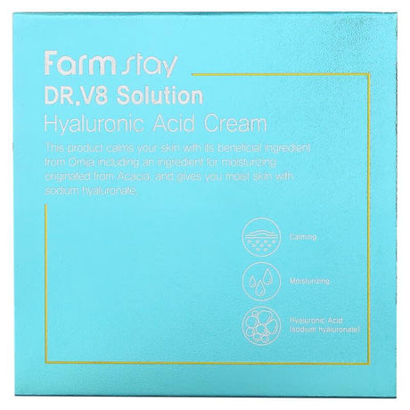 Farmstay, Dr. V8 Solution Hyaluronic Acid Cream, 50 ml - Supply Center USA