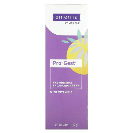 Emerita, Pro-Gest, The Original Balancing Cream with Vitamin D3, 4 oz (112 g) - Supply Center USA