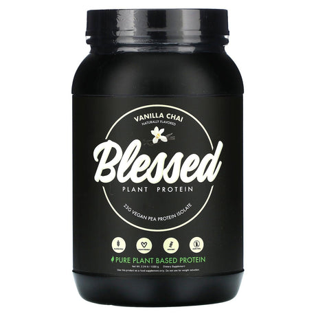 Blessed, Plant Protein, Vanilla Chai, 2.24 lbs. (1,020 g) - Supply Center USA