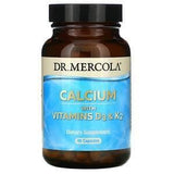 Dr. Mercola, Calcium with Vitamins D3 & K2, 90 Capsules - Supply Center USA