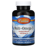 Carlson, Multi + Omega-3, 120 Soft Gels - Supply Center USA