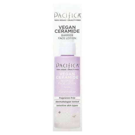 Pacifica, Vegan Ceramide, Barrier Face Lotion, Fragrance Free, 1.7 fl oz (50 ml) - Supply Center USA