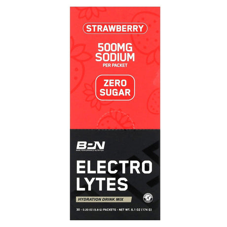 Bare Performance Nutrition, Electrolytes, Hydration Drink Mix, Salted Watermelon, 30 Packets, 0.21 oz (6 g) Each - Supply Center USA