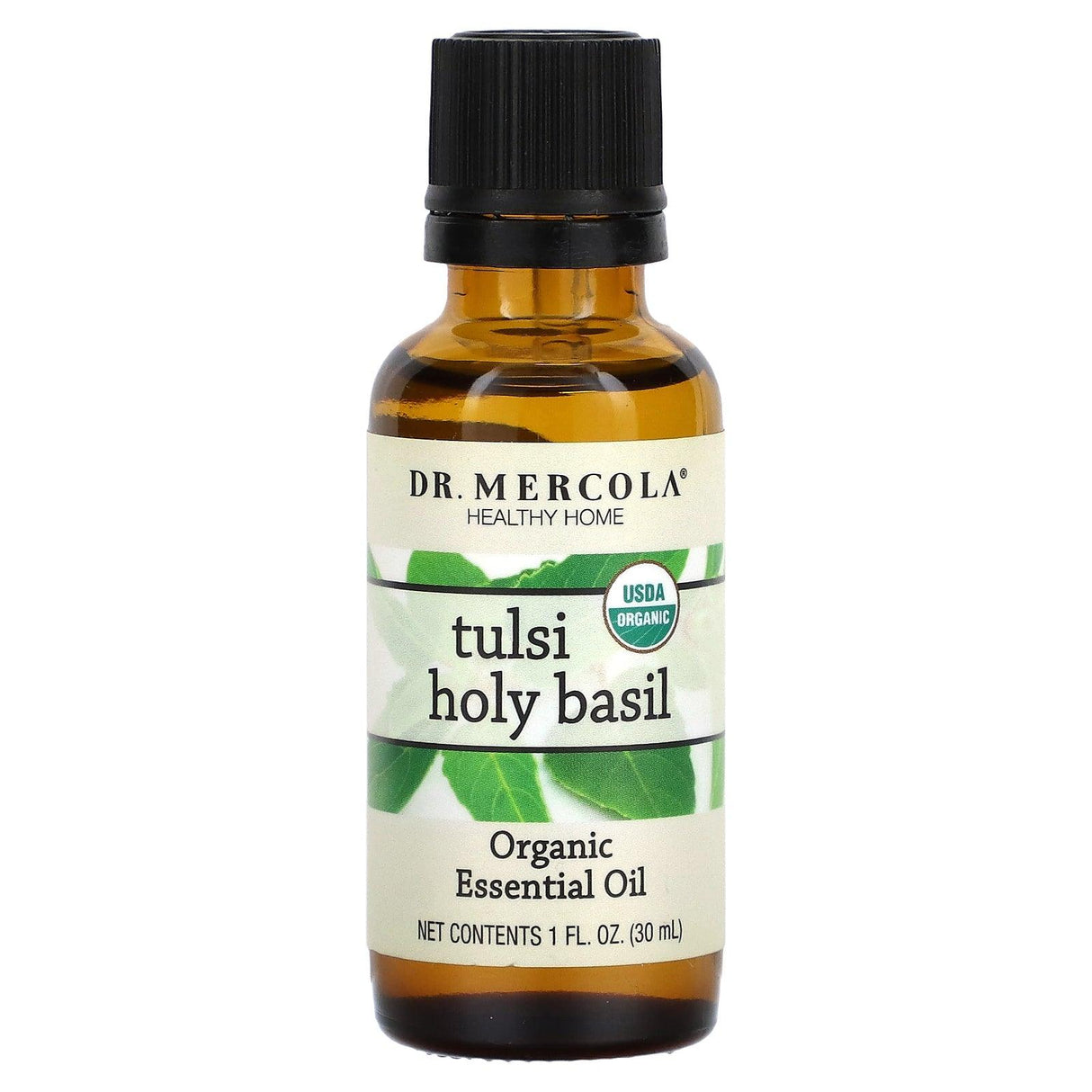 Dr. Mercola, Healthy Home, Organic Essential Oil, Tulsi Holy Basil, 1 fl oz (30 ml) - Supply Center USA