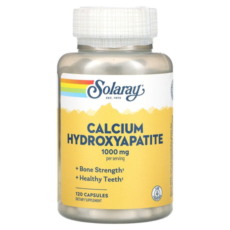 Solaray, Calcium Hydroxyapatite, 250 mg, 120 Capsules - Supply Center USA