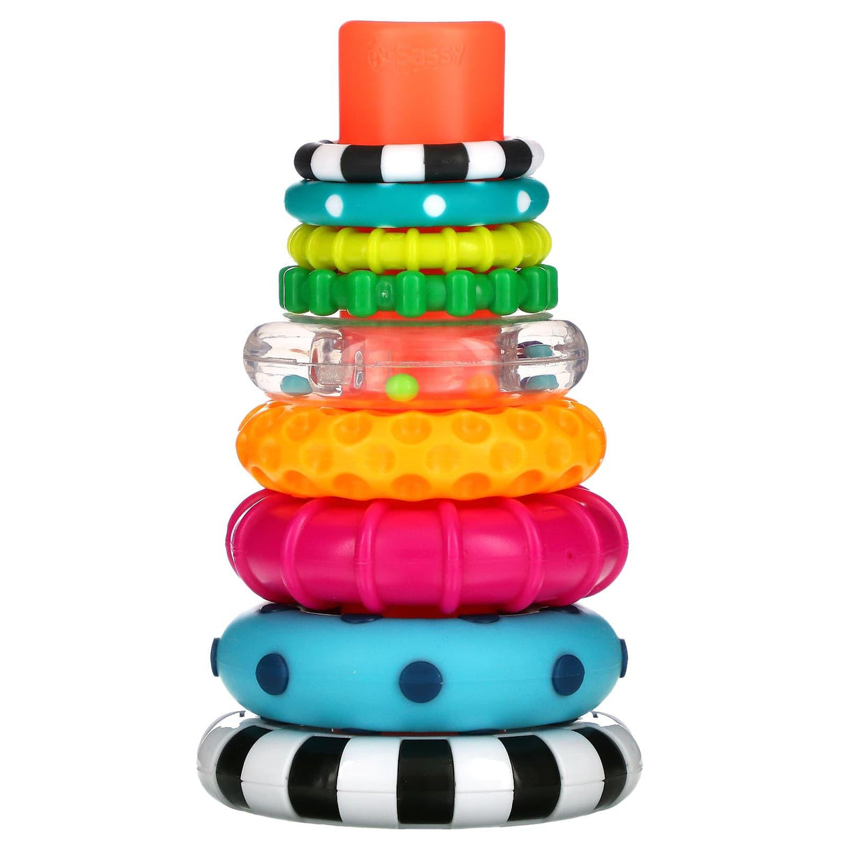 Sassy, Stack of Circles, Ring Stacker, 10 Piece Set - Supply Center USA