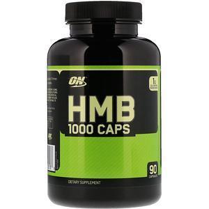 Optimum Nutrition, HMB 1000 Caps, 90 Capsules - Supply Center USA