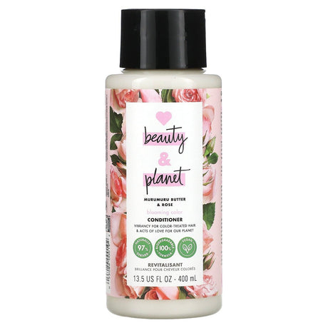 Love Beauty and Planet, Blooming Color Conditioner, Murumuru Butter & Rose, 13.5 fl oz (400 ml) - Supply Center USA