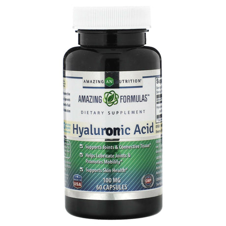 Amazing Nutrition, Hyaluronic Acid, 100 mg, 60 Capsules - Supply Center USA