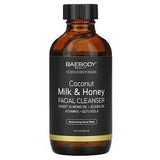 Baebody, Coconut Milk & Honey Facial Cleanser, 4 fl oz (120 ml) - Supply Center USA