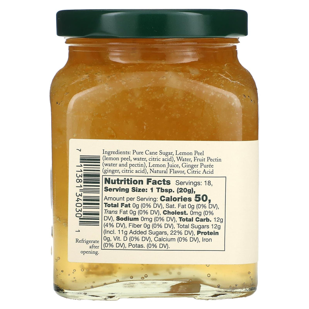 Stonewall Kitchen, Lemon Ginger Marmalade, 12.75 oz (361 g) - Supply Center USA