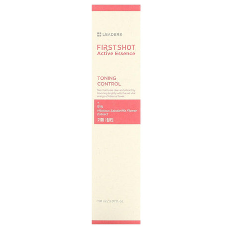 Leaders, First Shot Active Essence, Toning Control, 5.07 fl oz (150 ml) - Supply Center USA