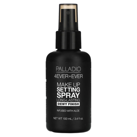 Palladio, 4Ever + Ever, Makeup Setting Spray, Long-Lasting, Dewy Finish, 3.4 fl oz (100 ml) - Supply Center USA