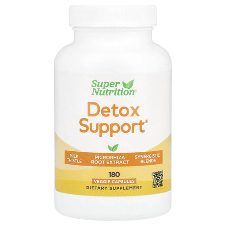 Super Nutrition, Detox Support, 180 Veggie Capsules - Supply Center USA