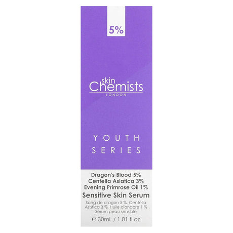 Skin Chemists, Youth Series, Sensitive Skin Serum, 1.01 fl oz (30 ml) - Supply Center USA