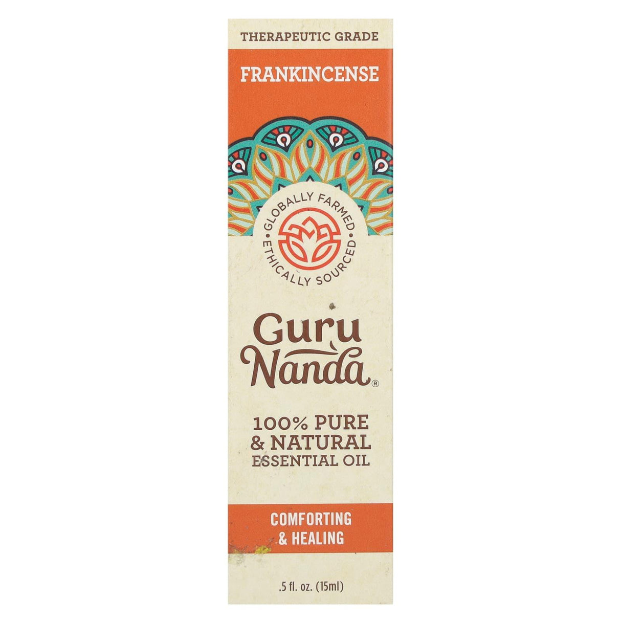 GuruNanda, 100% Pure & Natural Essential Oil, Frankincense, 0.5 fl oz (15 ml) - Supply Center USA