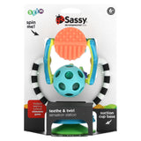 Sassy, Developmental Toys, Teeth & Twirl, Sensation Station, 6 Months+, 1 Count - Supply Center USA