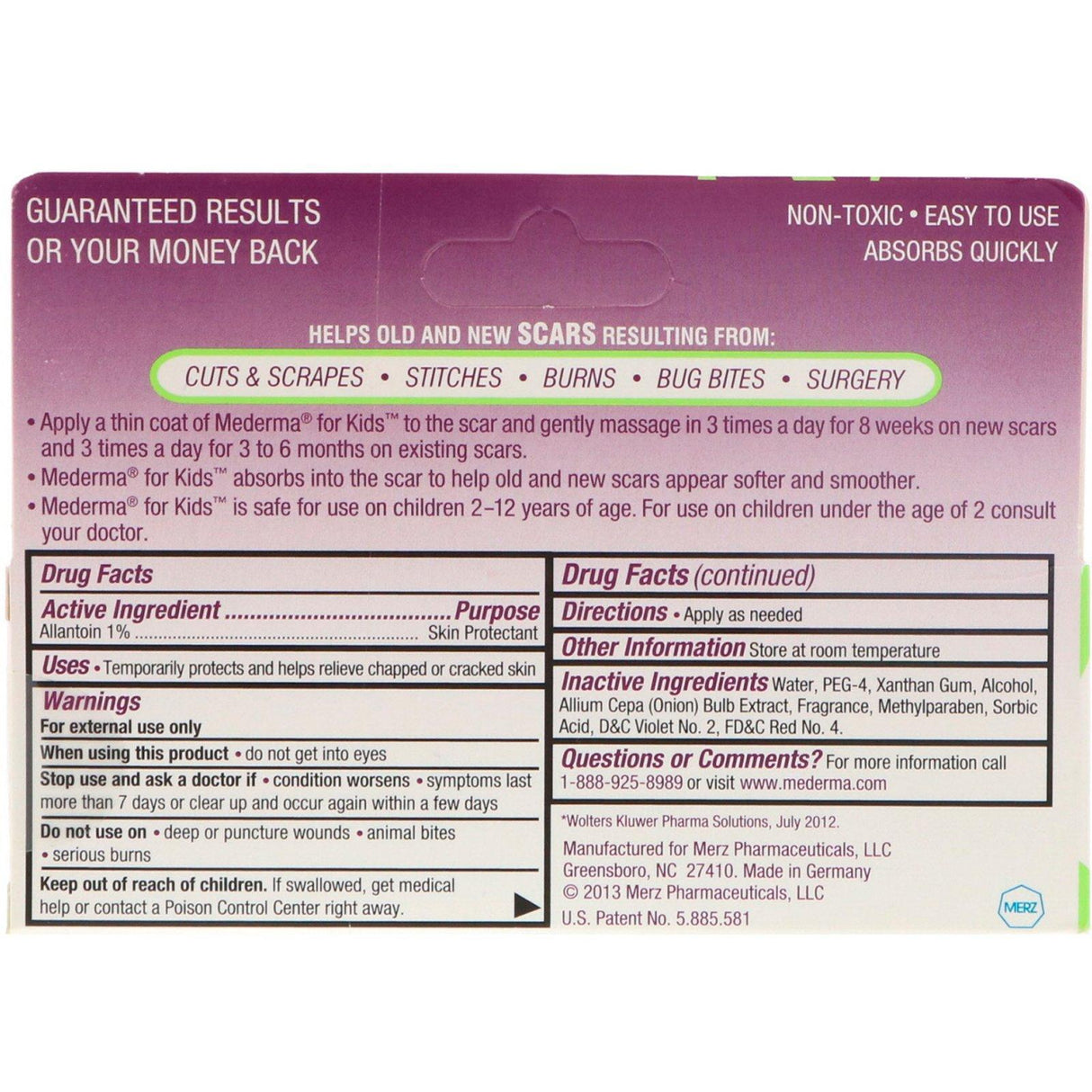 Mederma, Skin Care For Scars, For Kids, 0.70 oz (20 g) - Supply Center USA