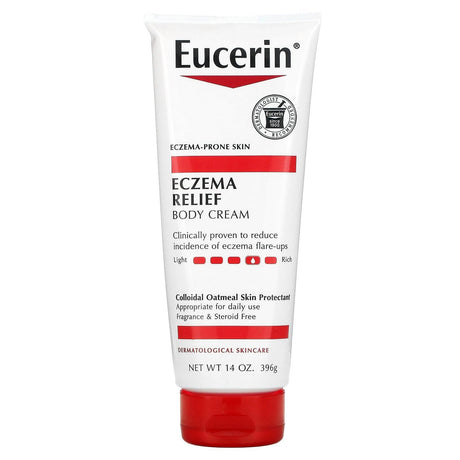 Eucerin, Eczema Relief Body Cream, Fragrance Free, 14 oz (396 g) - Supply Center USA