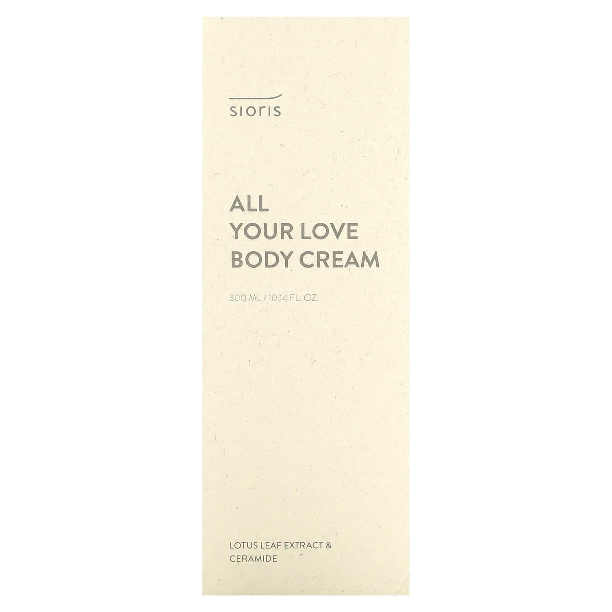 Sioris, All Your Love Body Cream, 10.14 fl oz (300 ml) - Supply Center USA