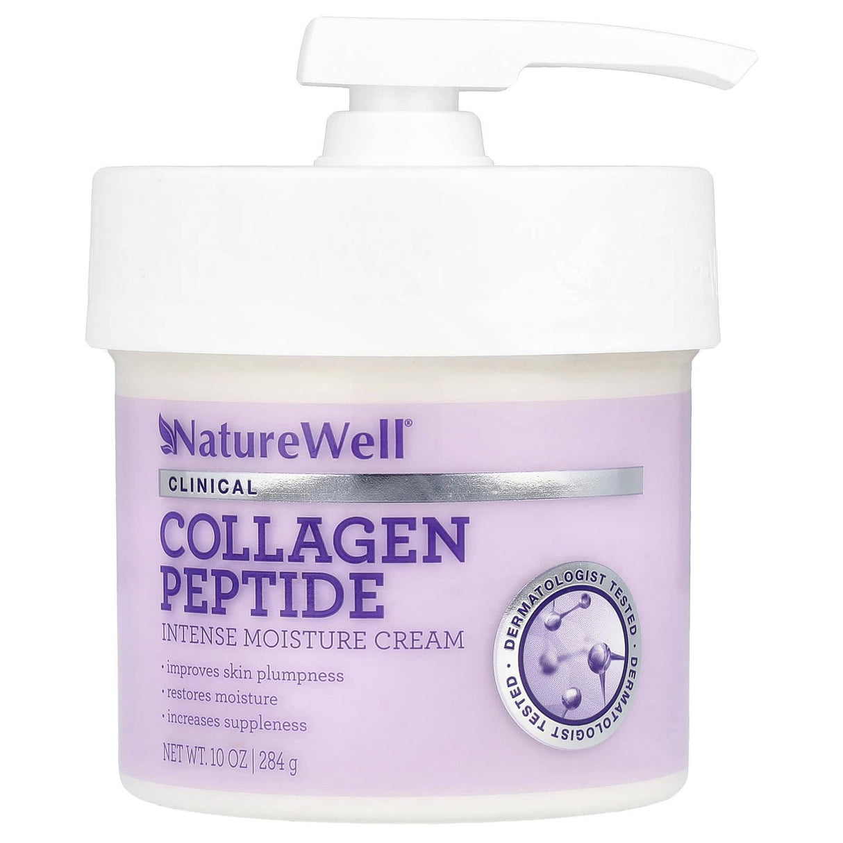 Naturewell, Collagen Peptide, Intense Moisture Cream , 10 oz (284 g) - Supply Center USA