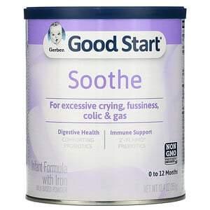 Gerber, Good Start, Soothe, Infant Formula with Iron, 0 to 12 Months, 12.4 oz (351 g) - Supply Center USA