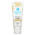 Carlson, Key E, Vitamin E + Aloe, Hand & Body Cream, Unscented, 4 oz (113 g) - Supply Center USA