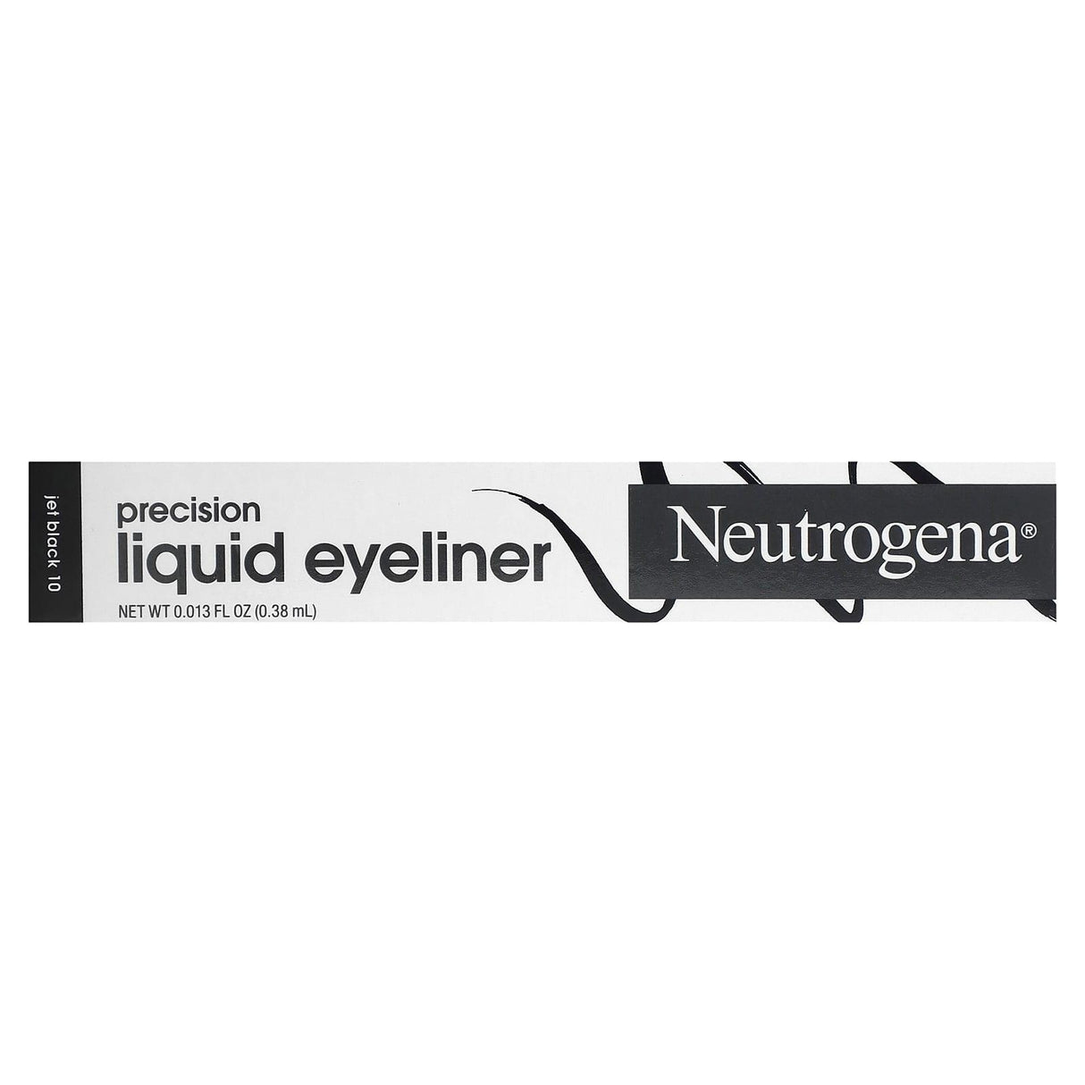 Neutrogena, Precision Liquid Eyeliner, Jet Black 10, 0.013 fl oz (0.38 ml) - Supply Center USA