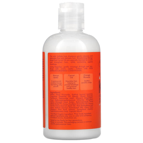 SheaMoisture, Kids Extra-Nourishing Shampoo, Mango & Carrot, 8 fl oz (237 ml) - Supply Center USA