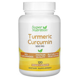 Super Nutrition, Turmeric Curcumin, 500 mg, 120 Veggie Capsules - Supply Center USA