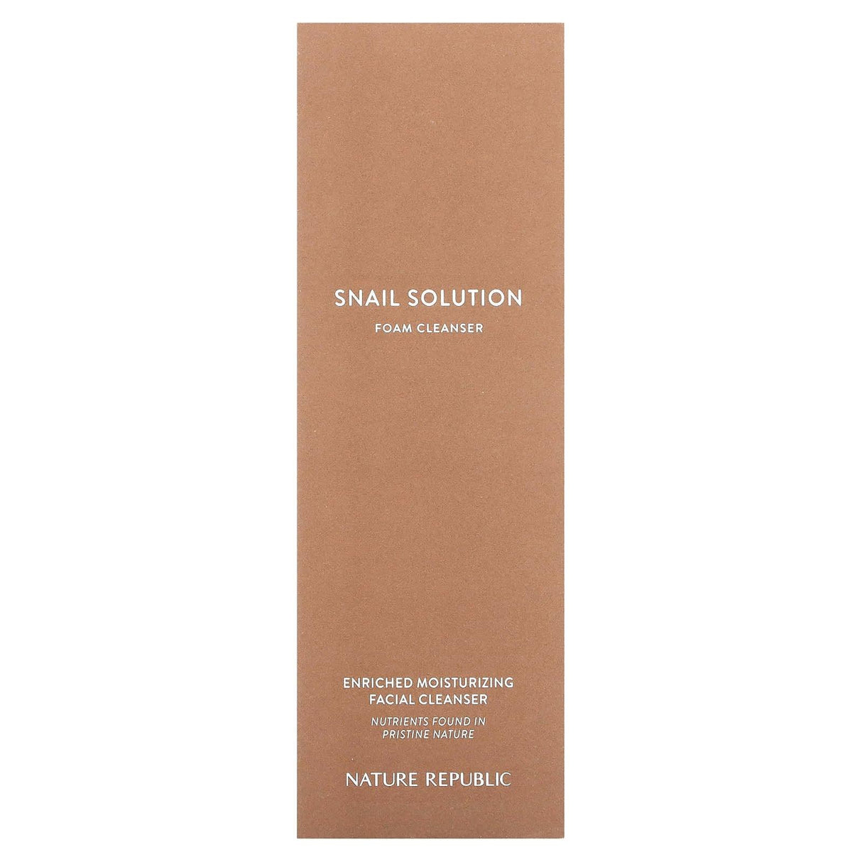 Nature Republic, Snail Solution Foam Cleanser, 5.07 fl oz (150 ml) - Supply Center USA