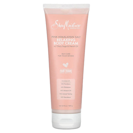 SheaMoisture, Pink Himalayan Salt, Relaxing Body Cream, 8 oz (227 g) - Supply Center USA